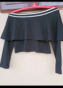 Stylish Black Layered Top 🤌❤️‍🔥