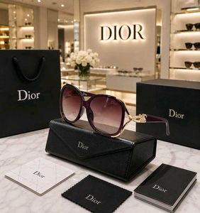 Dior Sunglasses - Black Oval with Embellishments