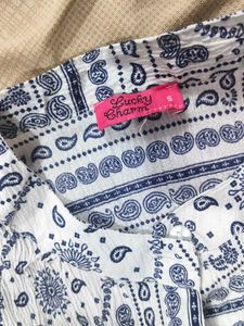 Boho Paisley Print Long Sleeve Top