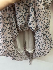 Chic Butterfly Print Mini Dress