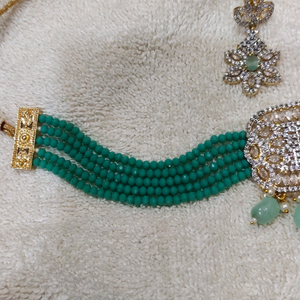 CZ Choker with earing