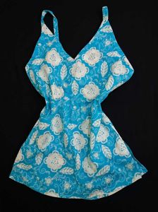 Short kurti with adjustable strap and lace