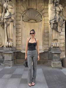 Women’s Checked Formal Trousers