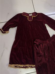 Elegant Velvet Kurta Set