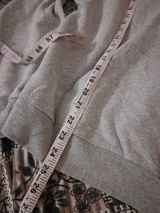 BLAEXIT Oversized Grey Hoodie Y2k