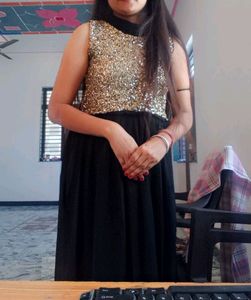 Sparkly Gold Sequin Party Dress