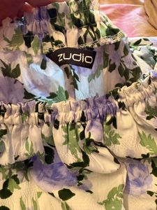 Floral Smocked Peplum Top