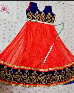 Velvet and premium Net Anarkali kurti