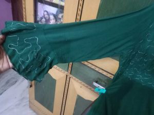 Emerald Green Embellished Gown/ dress /long kurti