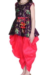Kurta with dhoti pants