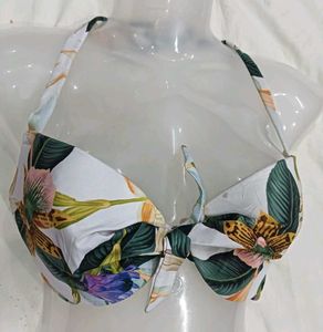 🪔 Floral Print Bikini Top