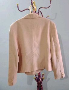 koren ,Chic Peach Cropped Blazer
