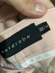 WARDROBE Chic Pink Tie-Waist Trousers