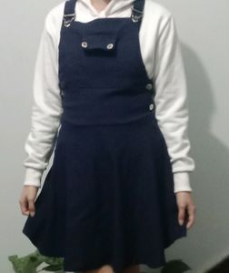 Navy Blue Jumper Dress
