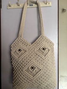 Handmade Macrame Tote Bag