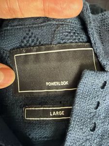Stylish Navy Blue Button-Down Shirt