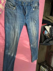 Distressed Denim Jeans