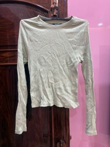 Ribbed Long Sleeve Top