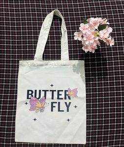 Cute Butterfly Tote Bag
