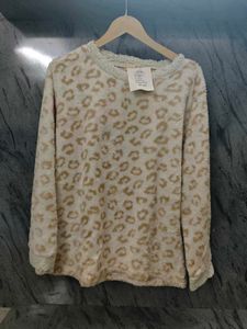 Cozy Leopard Print Pullover