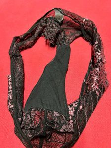 Black Lace Thong