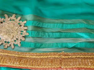 Discount Offernr"NET PATTERN"Saree With Blouse