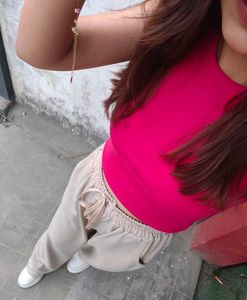 Pink sleeveless Tank Top