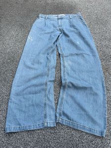 Light Wash Wide Leg Jeans