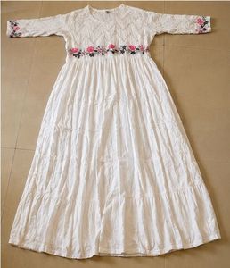 Embroidered White kurta