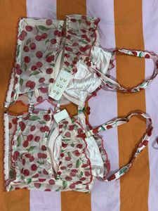Pinterest Cute Cherry Print Bikini Set
