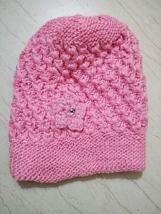 Woolen Winter Cap For Women And Girls 1 Pcs
