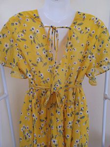 Floral Yellow Dress