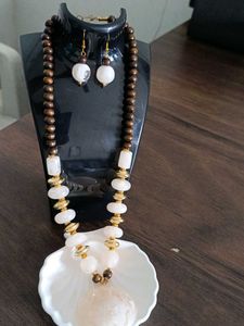 Handmade Statement Necklace &amp; Earring Set