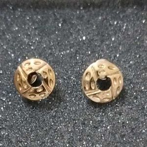 Elegant Gold Stud Earrings
