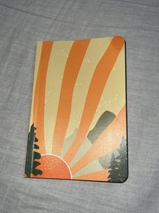 Vintage Mountain Sunrise Journal