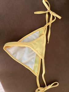 Yellow Tie-Up Bikini Top from Thailand