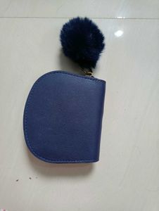 Cute Navy Blue Wallet
