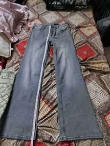 low waist Y2K  grey denim