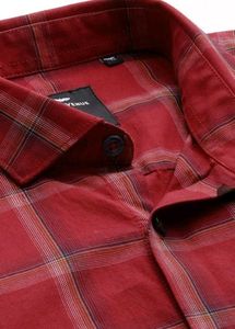 Red Plaid Long Sleeve Shirt
