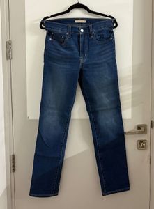 Levi's Dark Wash Straight Leg Jeans