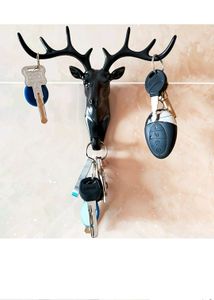 Deer Head Wall Hook Key Holder