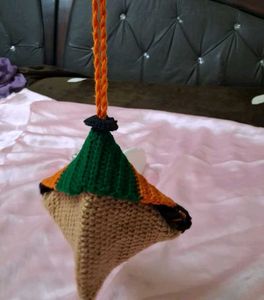 Crochet small hand bag