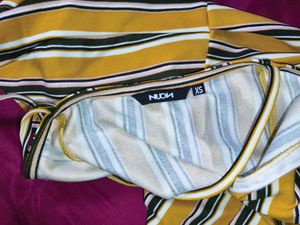 Striped Wide Leg Jumpsuit