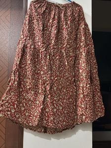Boho Floral Tiered Maxi Skirt