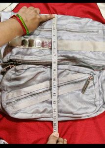 Stylish Silver Crossbody Bag