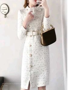 Elegant White Textured Coat