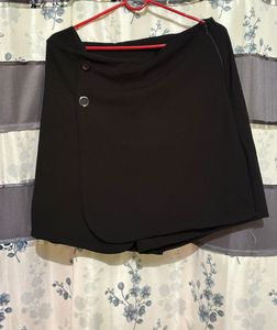 Chic Black Blazer and Skirt Set
