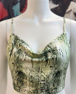 Snake Print Cami Top