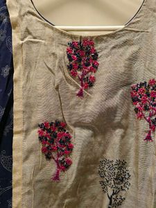 designer kurti two layer with hand embroidery 🪡
