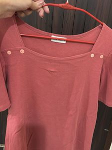 Square Neck Puff Sleeve Top